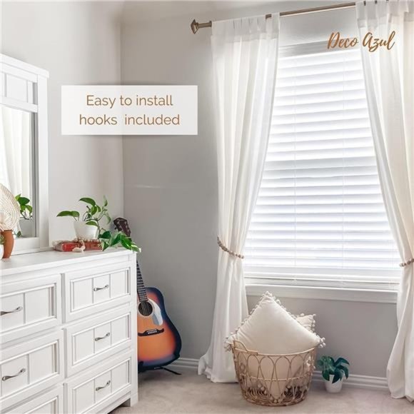 Curtain tiebacks - Curtain holdbacks - Boho Curtain tiebacks - Curtain Holder - Picture 6 of 6